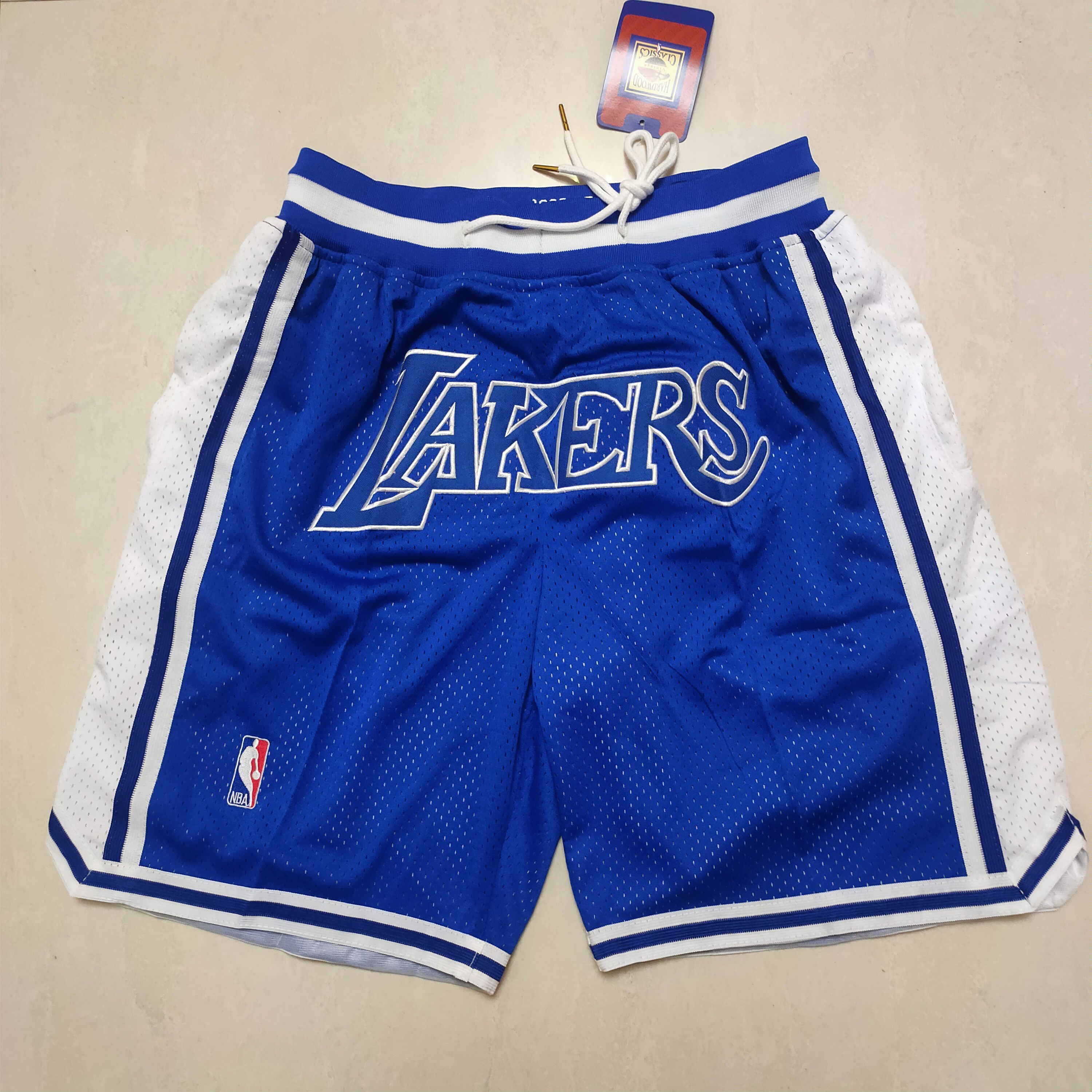 Men NBA Los Angeles Lakers Shorts 202302186->los angeles lakers->NBA Jersey